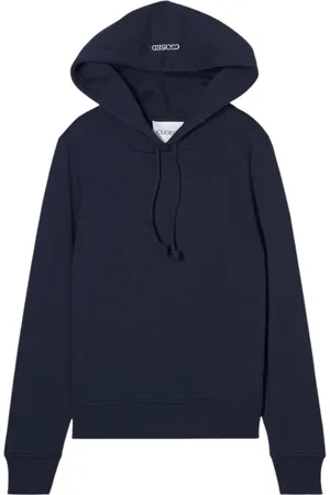 Closed Cotton Jersey Hoodie with Logo Embroidery