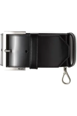 Prada Belts, female, , ONE SIZE, Leather Wrist Strap Lobster Claw Fastening