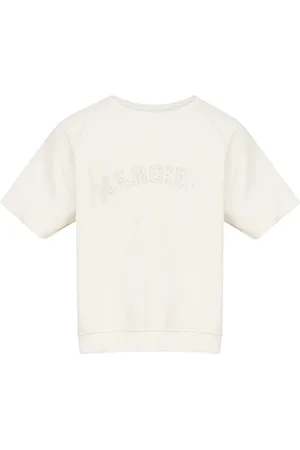 Maison Margiela T-Shirts, male, , L, Cotton Logo Embroidered Sweatshirt