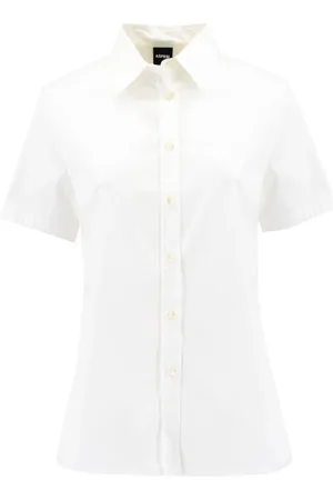 Aspesi Shirts, female, , L, Cotton Logo Blouse