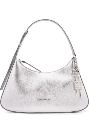 Givenchy Lucky Lock Metallic Leather Shoulder Bag