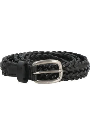 Golden Goose Woven Leather Belt