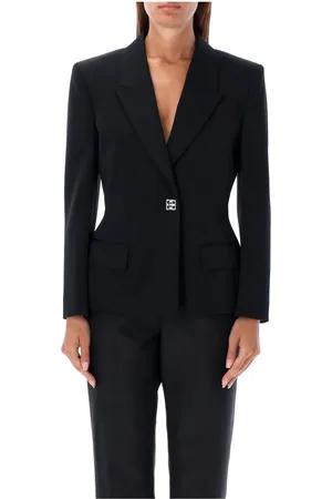 Givenchy Blazers, female, , S, Structured Wool Jacket