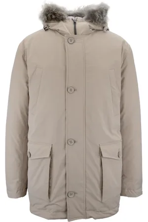 HERNO Winter Jackets, male, , 2XL, Fur Hooded Down Jacket