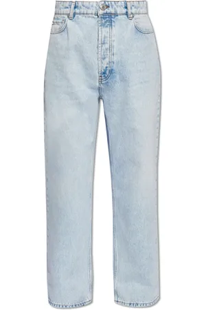 Ami Straight Jeans, male, , W32, Loose Fit Denim Jeans