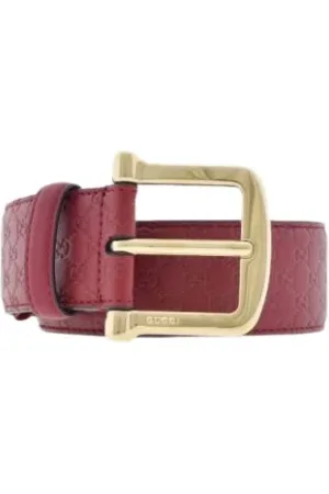 Gucci Belts, female, , 85 CM, Microssima Leather Belt