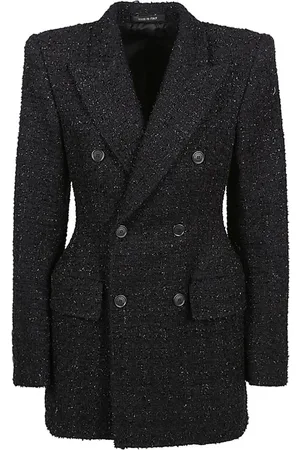 Balenciaga Blazers, female, , XS, Hourglass Double-Breasted Blazer Jacket