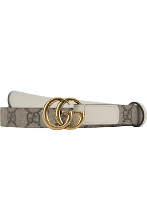 Gucci Leather Belt with GG Logo