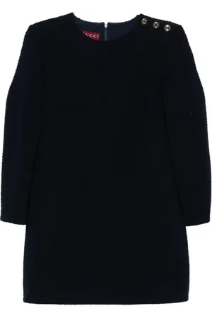 Gucci Knitted Dresses, female, , M, Wool Blend Bouclé Dress