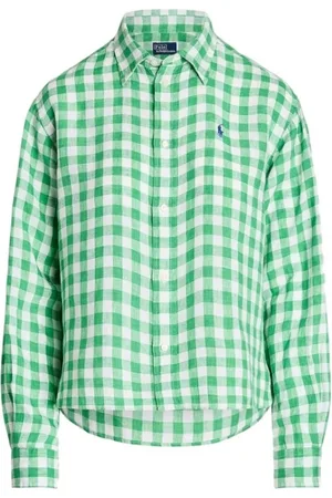 Ralph Lauren Shirts, female, , S, Checked Linen Shirt