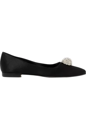 Manolo Blahnik Ballerinas, female, , 4 UK, Crystal Ballet Flats