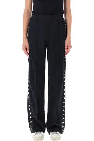 Golden Goose Sweatpants, female, , S, Wide Jogging Trousers with Star Band