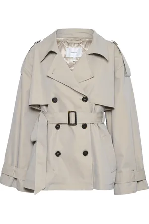 Gestuz Trench Coats, female, , M, Birdiegz Short Trenchcoat