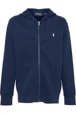 Ralph Lauren Zip-through Sweatshirt with Polo Pony Motif