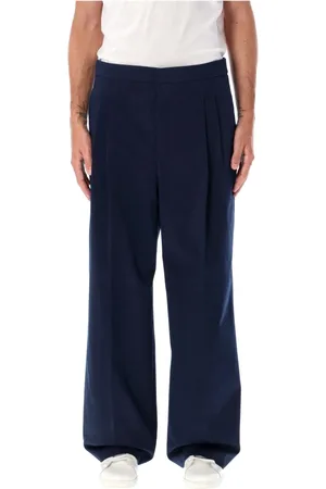 Ami Wide-Leg Cotton Trousers