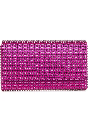 Amina Muaddi Foldover Cross Body Bag