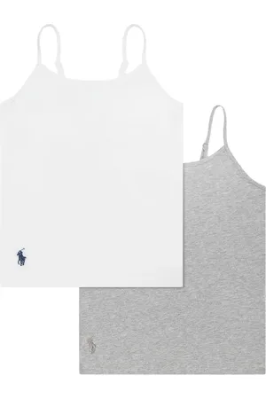 Ralph Lauren Sleeveless Tops, female, , 8 Y, Girls 2 Pack Polo Camisole Set
