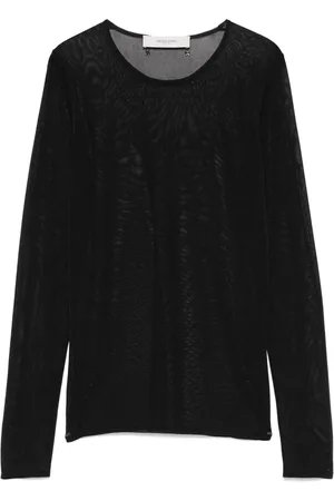 Golden Goose Long Sleeve Tops, female, , S, Long Sleeve Top Viscosa Knit