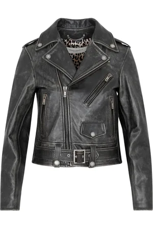 Golden Goose Leather Biker Jacket