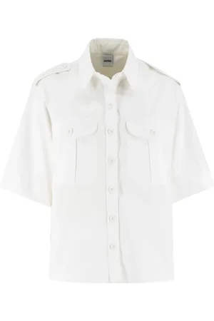 Aspesi Shirts, female, , M, Military-Inspired Cotton Blouse