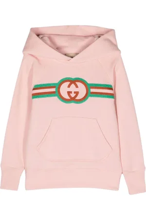 Gucci Sweatshirts, female, , 12 Y, Striped Hooded Jumper