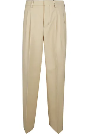 Ami Suit Trousers, male, , W38, Wool Trousers with Zip Opening