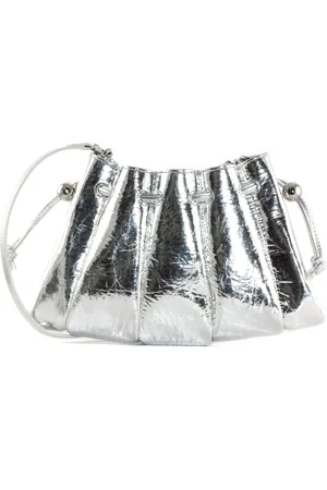 THEMOIRÈ Shoulder Bags, female, , ONE SIZE, Silver Dafne Bag with Adjustable Strap