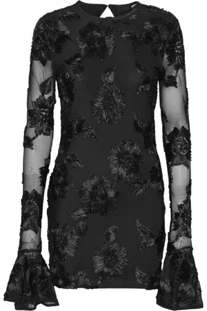 ROTATE Short Dresses, female, , S, 3D Mesh Tight Mini Dress