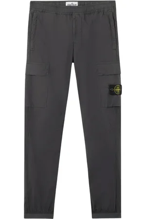 Stone Island Cargo Trousers in Stretch Cotton Tela