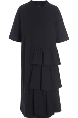 Bitte Kai Rand Elegant Midi Dress with Ruffles