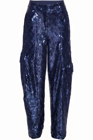 ROTATE Straight Trousers, female, , M, Soft Fit Tapered Leg Trousers