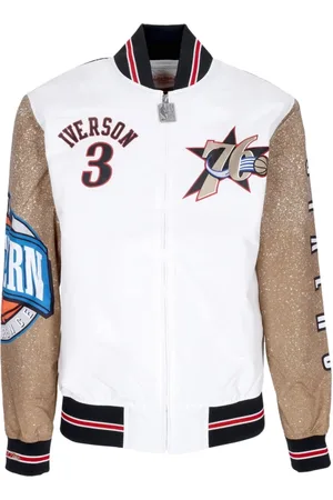 Mitchell & Ness Bomber Jackets, male, , XL, NBA Burst Bomber Jacket Allen Iverson