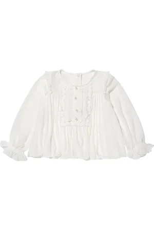 Self-Portrait Blouses, female, , 6 Y, Chiffon Top