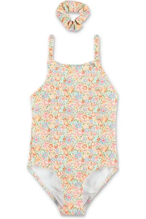 BONPOINT Swimsuits, female, , 6 Y, Floral Print Swimsuit Ss25