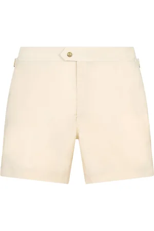 Tom Ford Swim Shorts with Ivory Piping