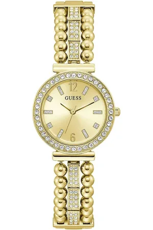 Guess Gold Stainless Steel Bracelet Watch