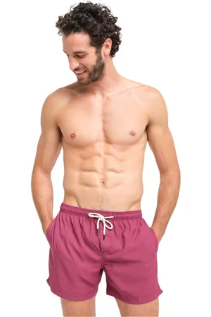 PENINSULA Red Micro Elastic Swimwear