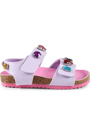 Stella McCartney Sandals, female, , 32 EU, Purple Crystal Embellished Sandals