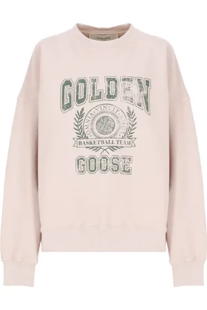 Golden Goose Sweatshirts, female, , M, Cotton Crewneck Sweatshirt