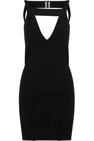 Rick Owens Short Dresses, female, , M, Knit Mini Dress