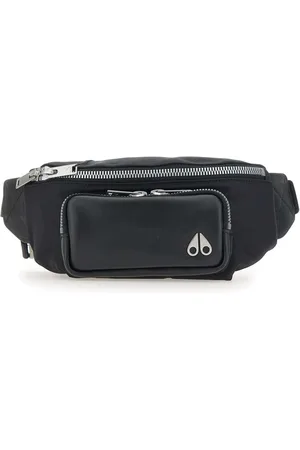 Moose Knuckles Belt Bags, male, , ONE SIZE, Logo Hip Pouch Bum Bag