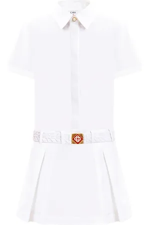 Casablanca Short Dresses, female, , 2XS, Cotton Mini Dress with Detachable Belt