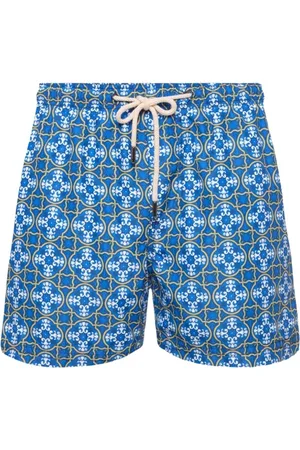 PENINSULA Beachwear, male, , 2XL, Mediterranean Style Swim Shorts