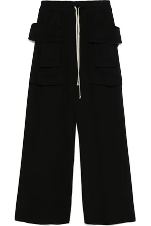 Rick Owens Wide Trousers, male, , M, Wide Leg Cargo Trousers