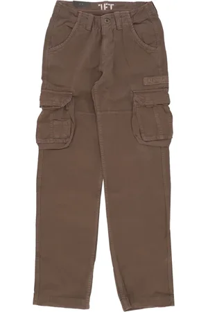 Alpha Industries Straight Trousers, male, , W36, Taupe Jet Pant Streetwear