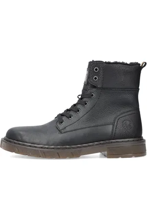 Rieker Winter Boots, male, , 8 UK, Graphite Lace-Up Boots