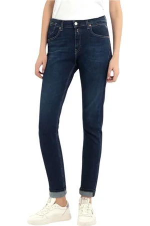 Replay Skinny Jeans, female, , W27, Pantalone Slim Boyfit Dark
