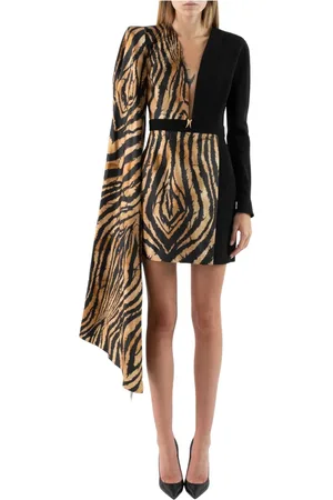 Roberto Cavalli Party Dresses, female, , S, Silk Mini Dress