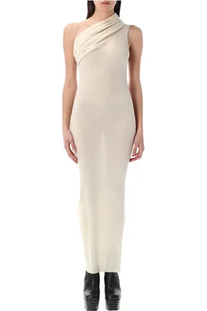Rick Owens Knitted Dresses, female, , M, Asymmetrical One Shoulder Dress
