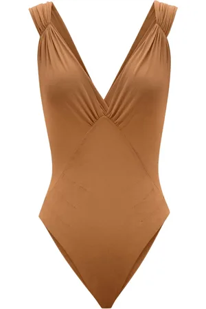 Saint Laurent Body, female, , S, Silk Blend Crossover Bodysuit